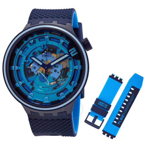 RELOJ SWATCH HOMBRE BIGBOLD SO27B101 BLUE - Unitime Argentina