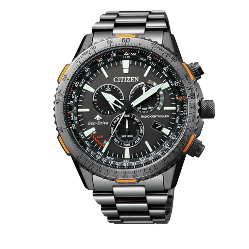 CB5007-51H – Reloj Crono Pilot Acero de Citizen