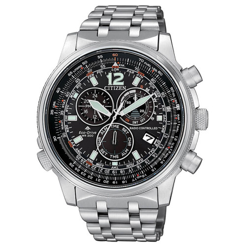 CB5860-86E – Reloj Crono Pilot Acero de Citizen